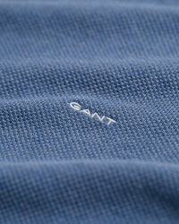 Jersey de cuello redondo en piqué de algodón