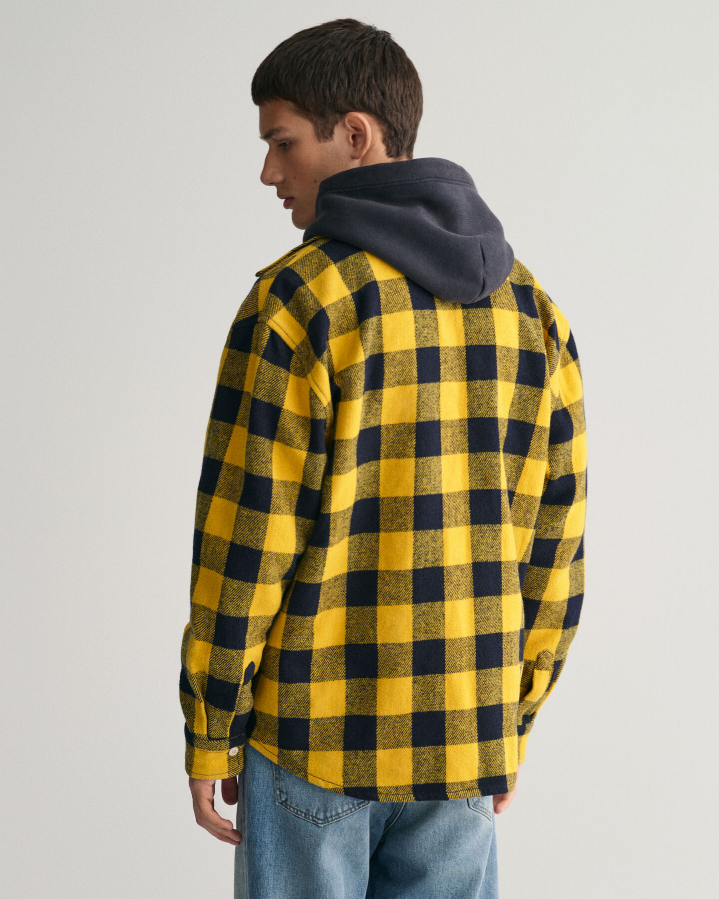 Sobrecamisa Buffalo en mezcla de lana