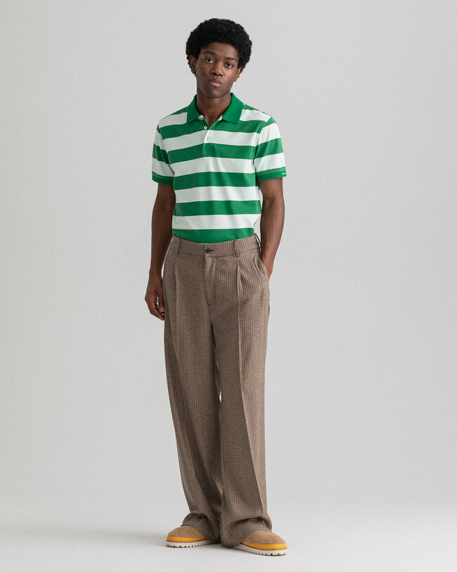 Polo de piqué con estampado Barstripe