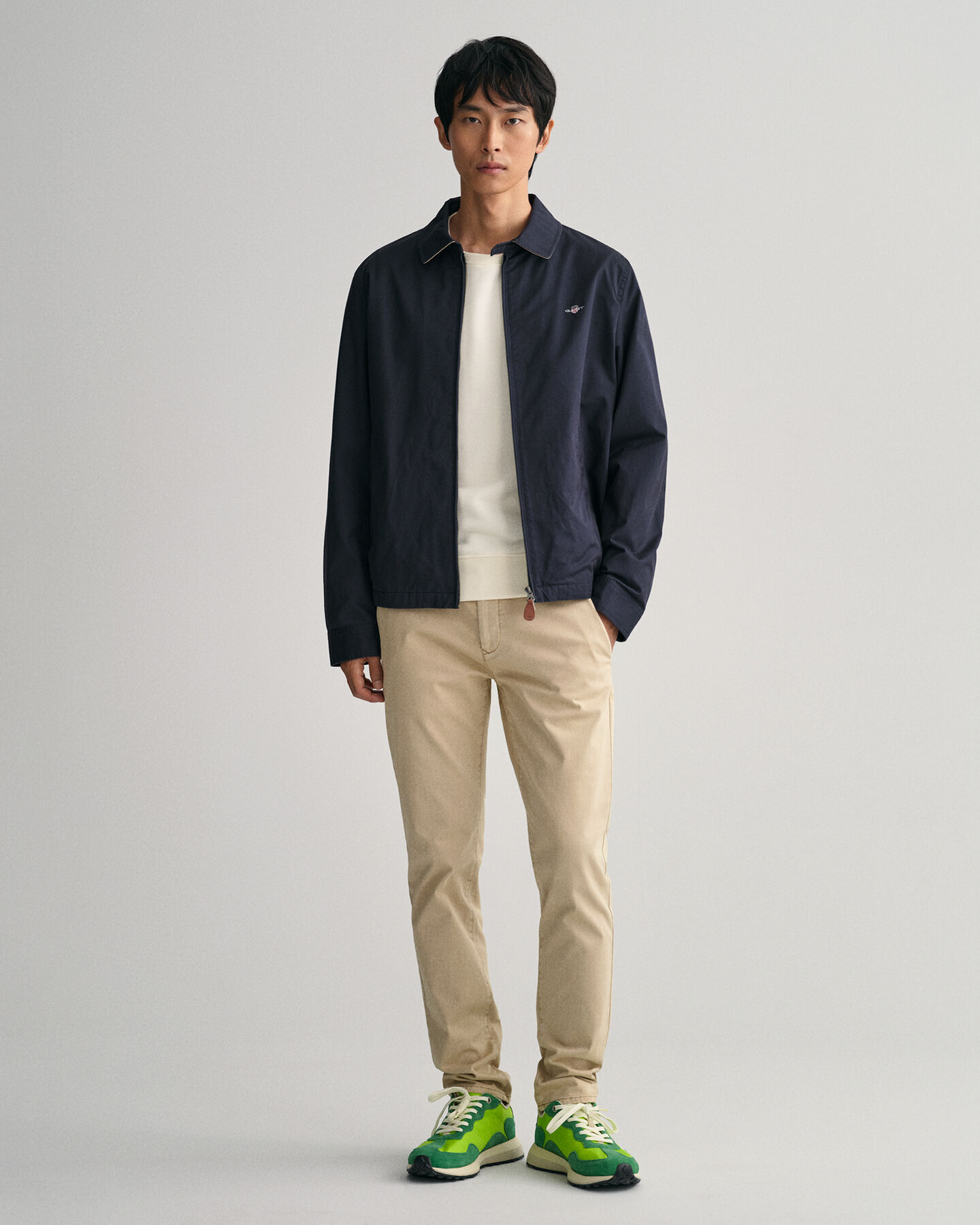 Chaqueta Windcheater de algodón