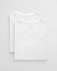 Paquete de dos camisetas de cuello de pico