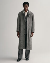 Abrigo de lana Balmacaan