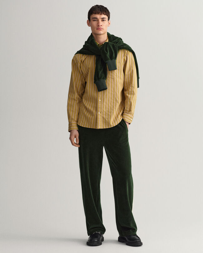 Camisa Relaxed Fit a rayas Dobby