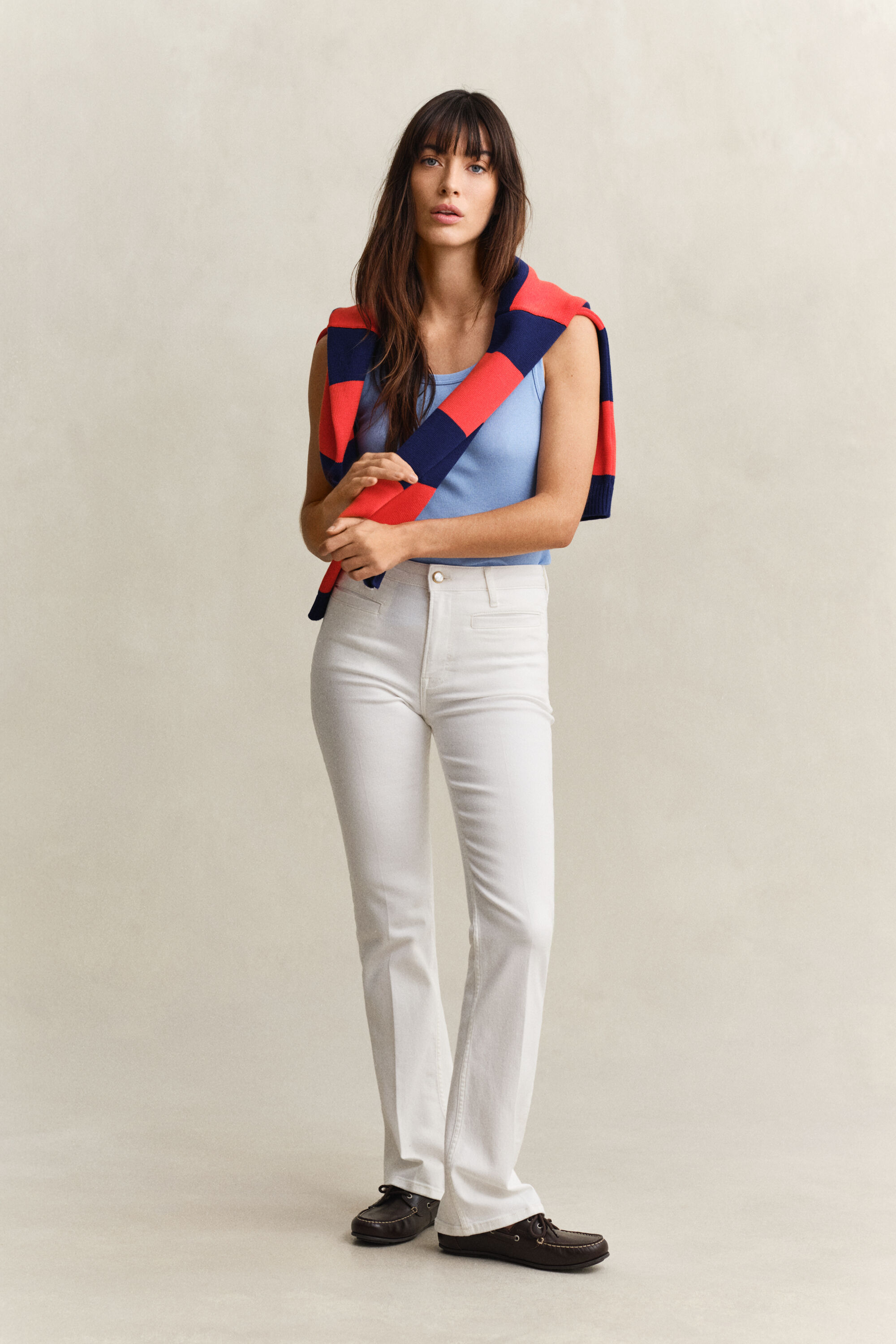 Camiseta de tirantes acanalada