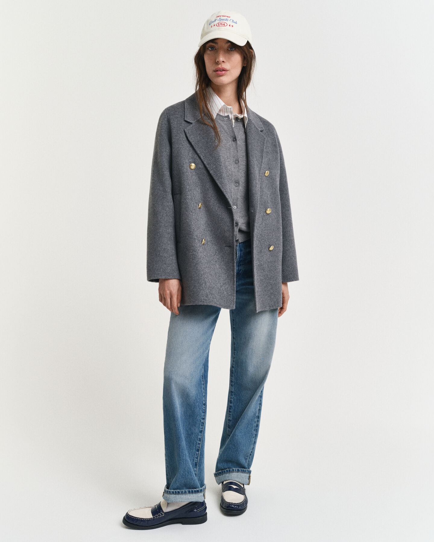 Chaquetón con detalle cosido a mano