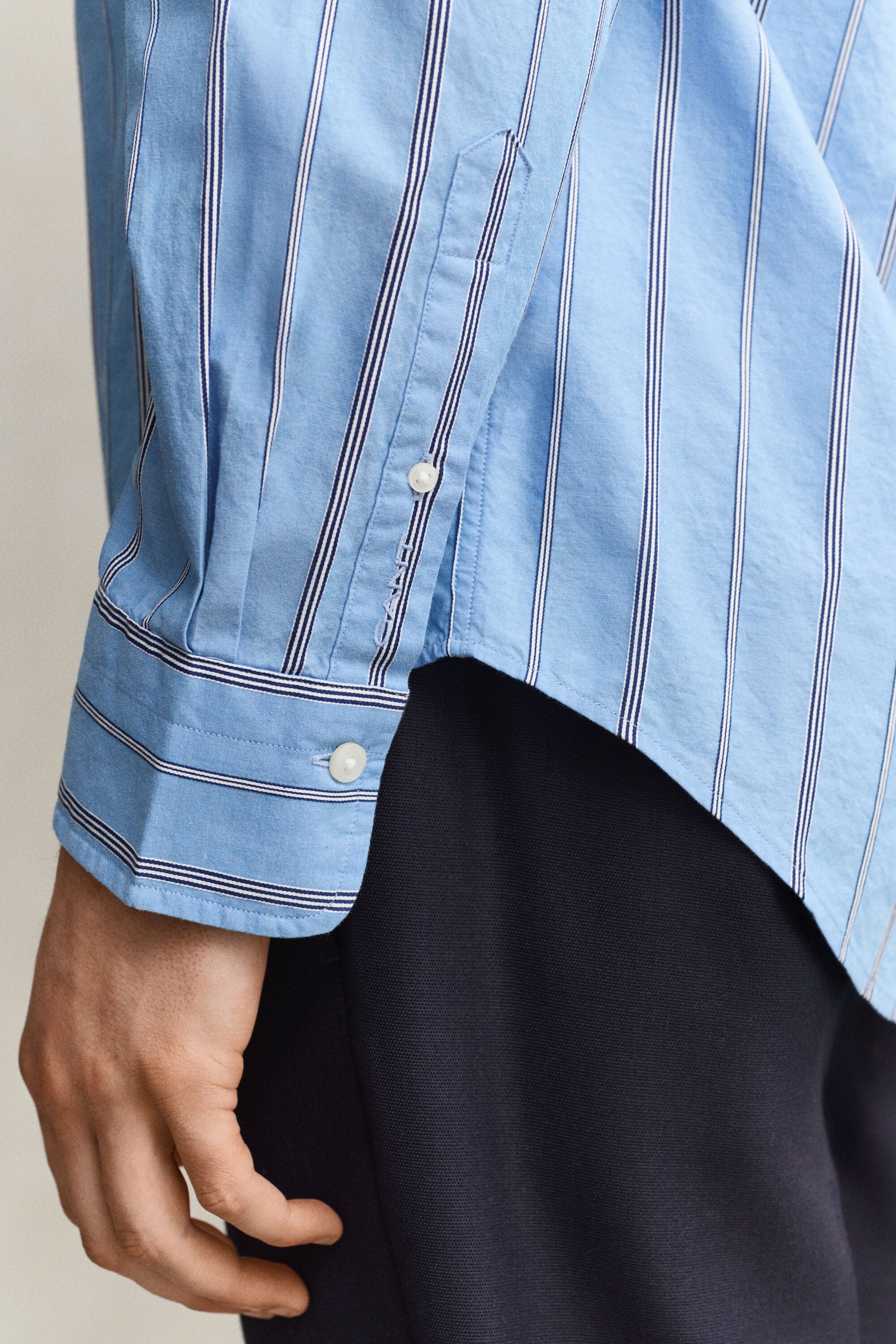 Camisa Relaxed Fit Dobby Stripe