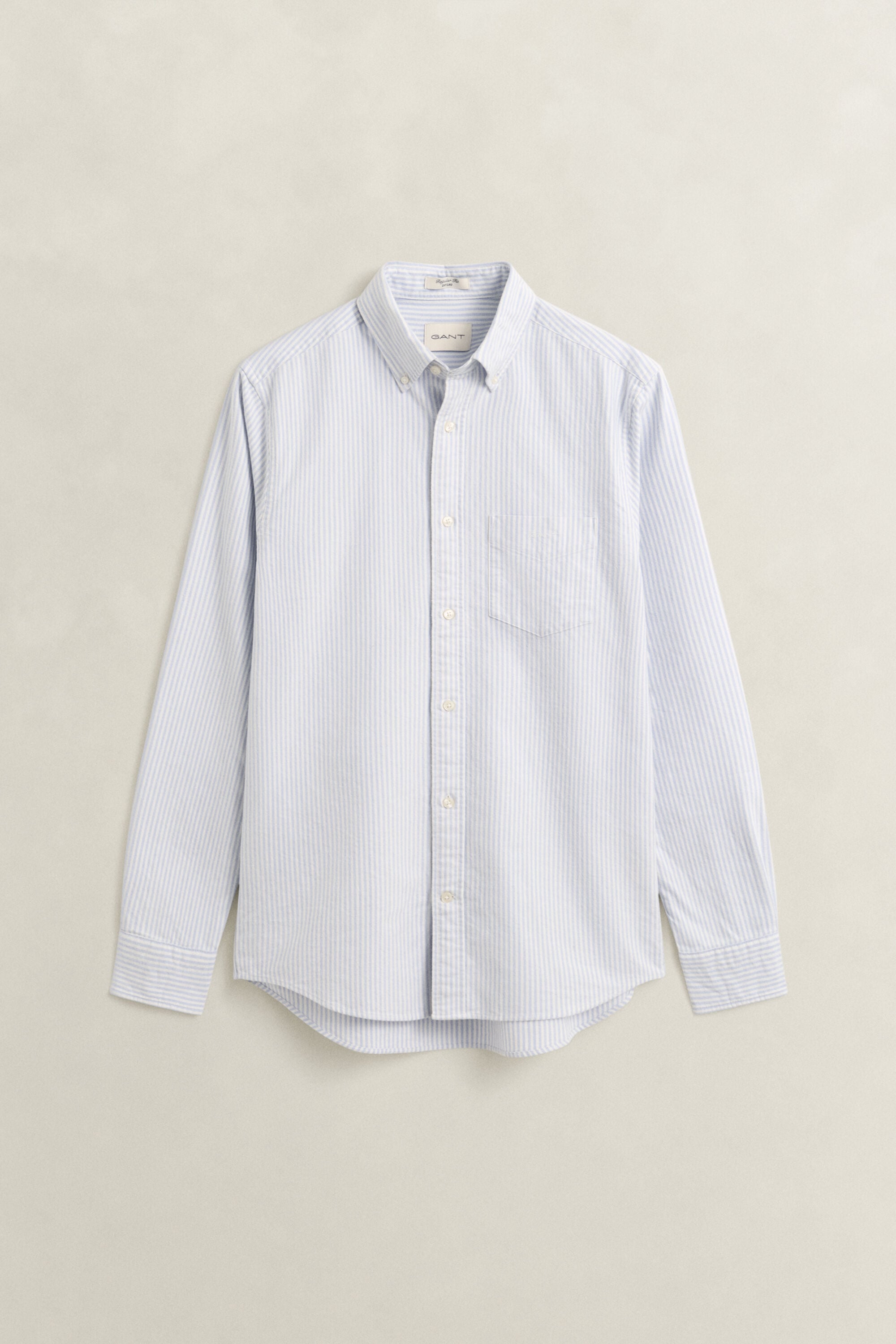 Camisa Oxford perchada de rayas