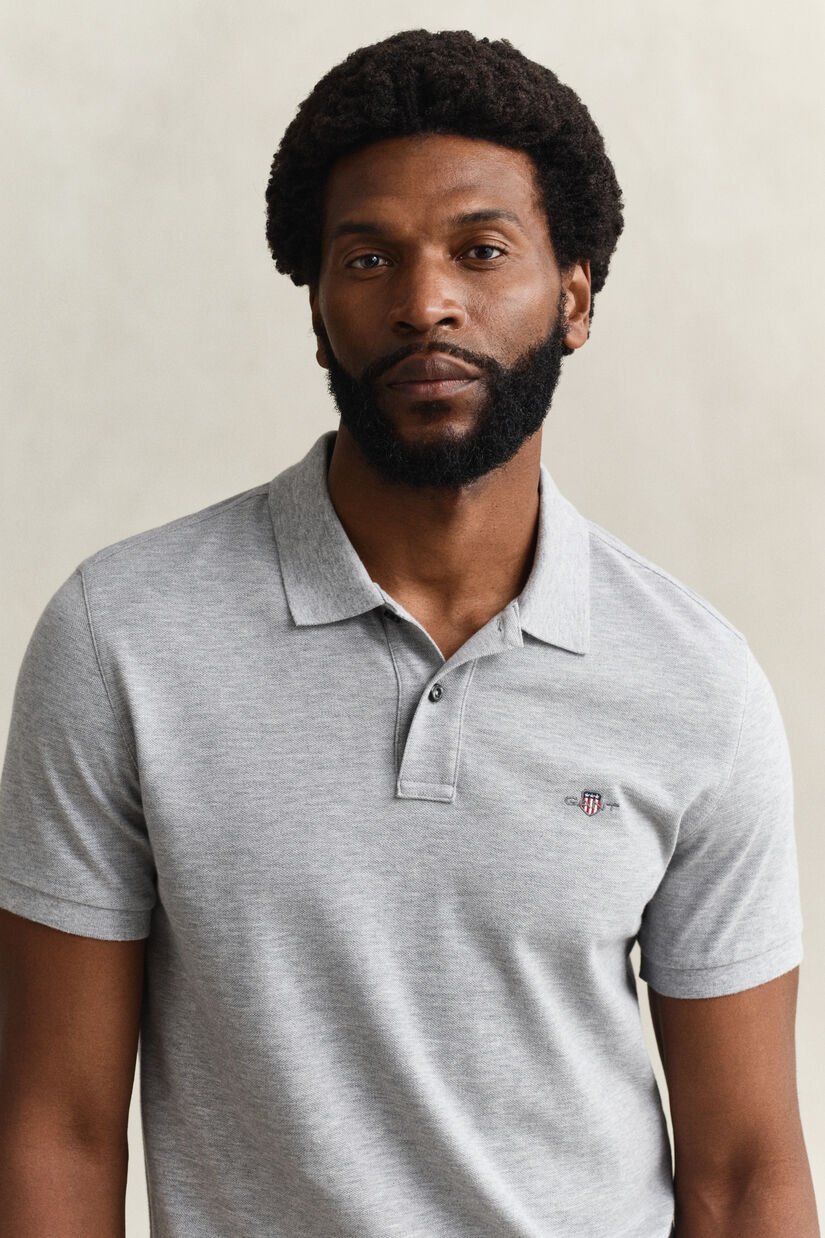 Polo de piqu&eacute; Slim Fit Shield