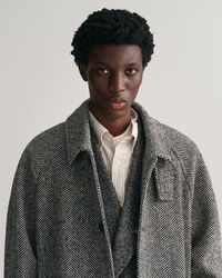 Abrigo de lana Balmacaan