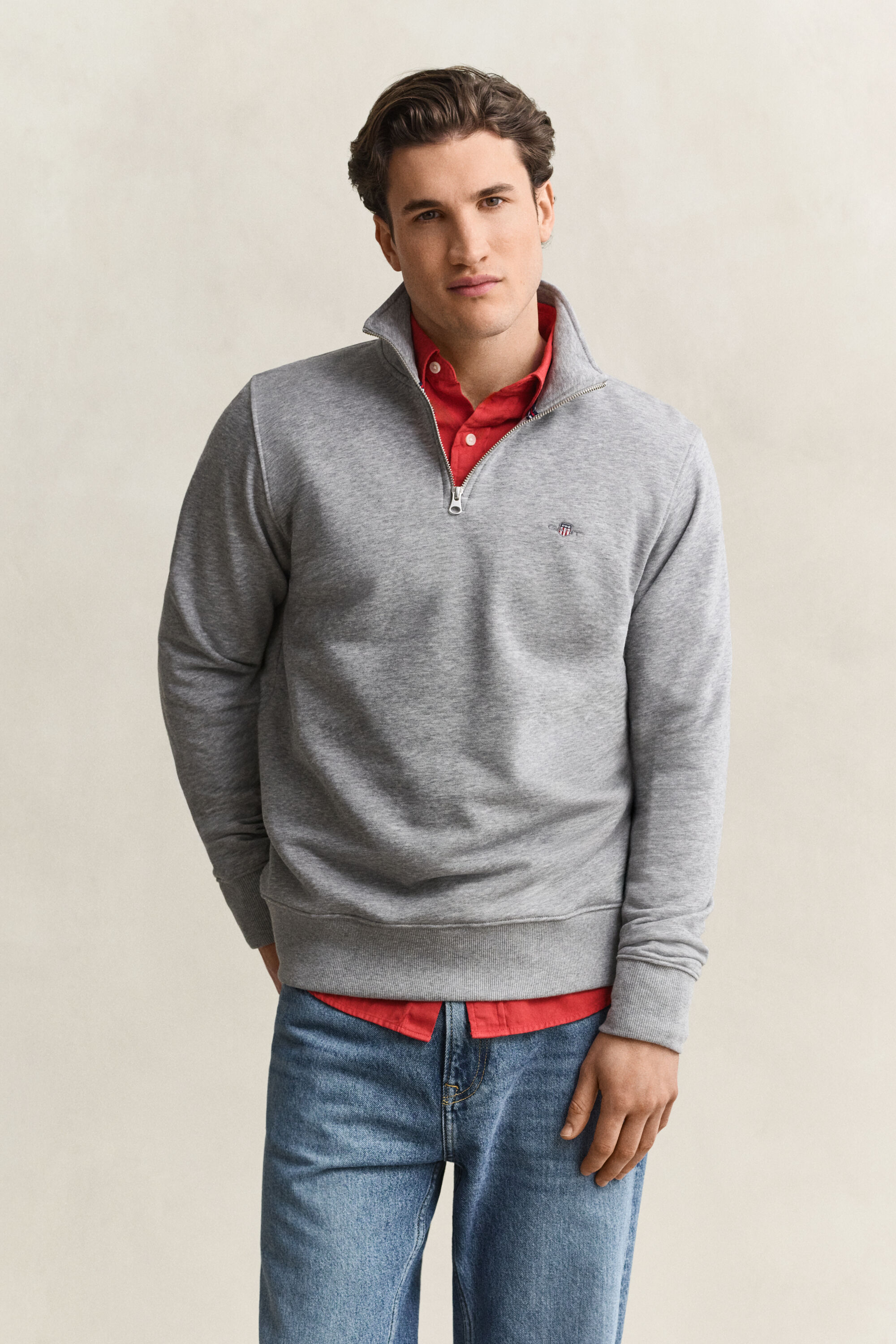 Sudadera Shield con media cremallera
