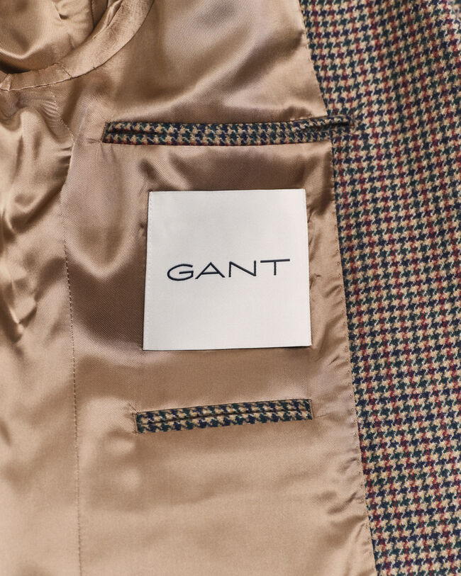 Americana Slim Fit de pata de gallo