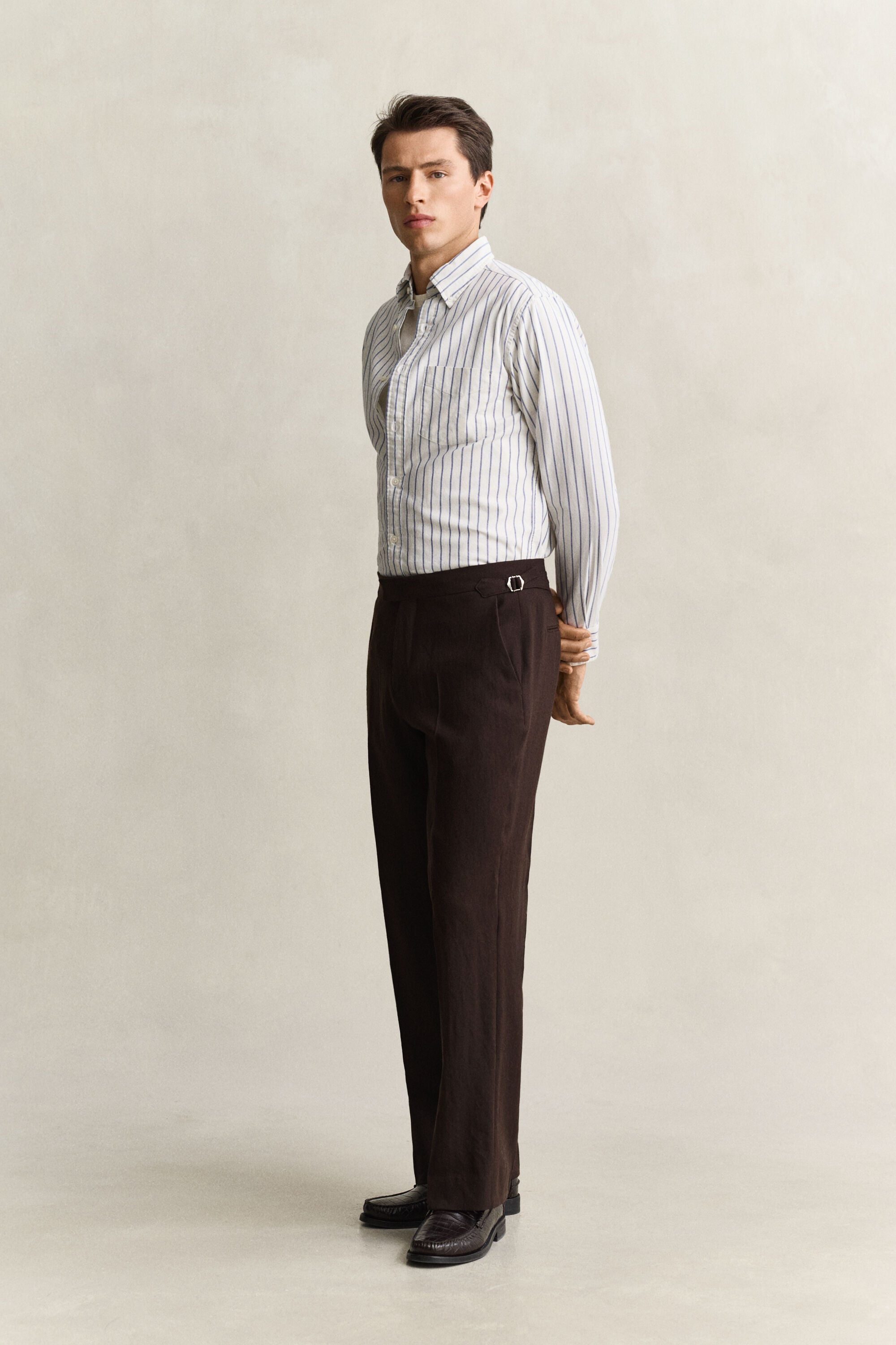 Pantalones de traje de lana