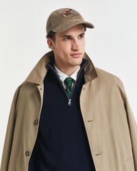 Gorra de pana lavada con bordado