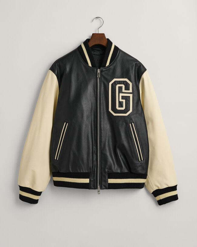 GANT Varsity Jacket de piel
