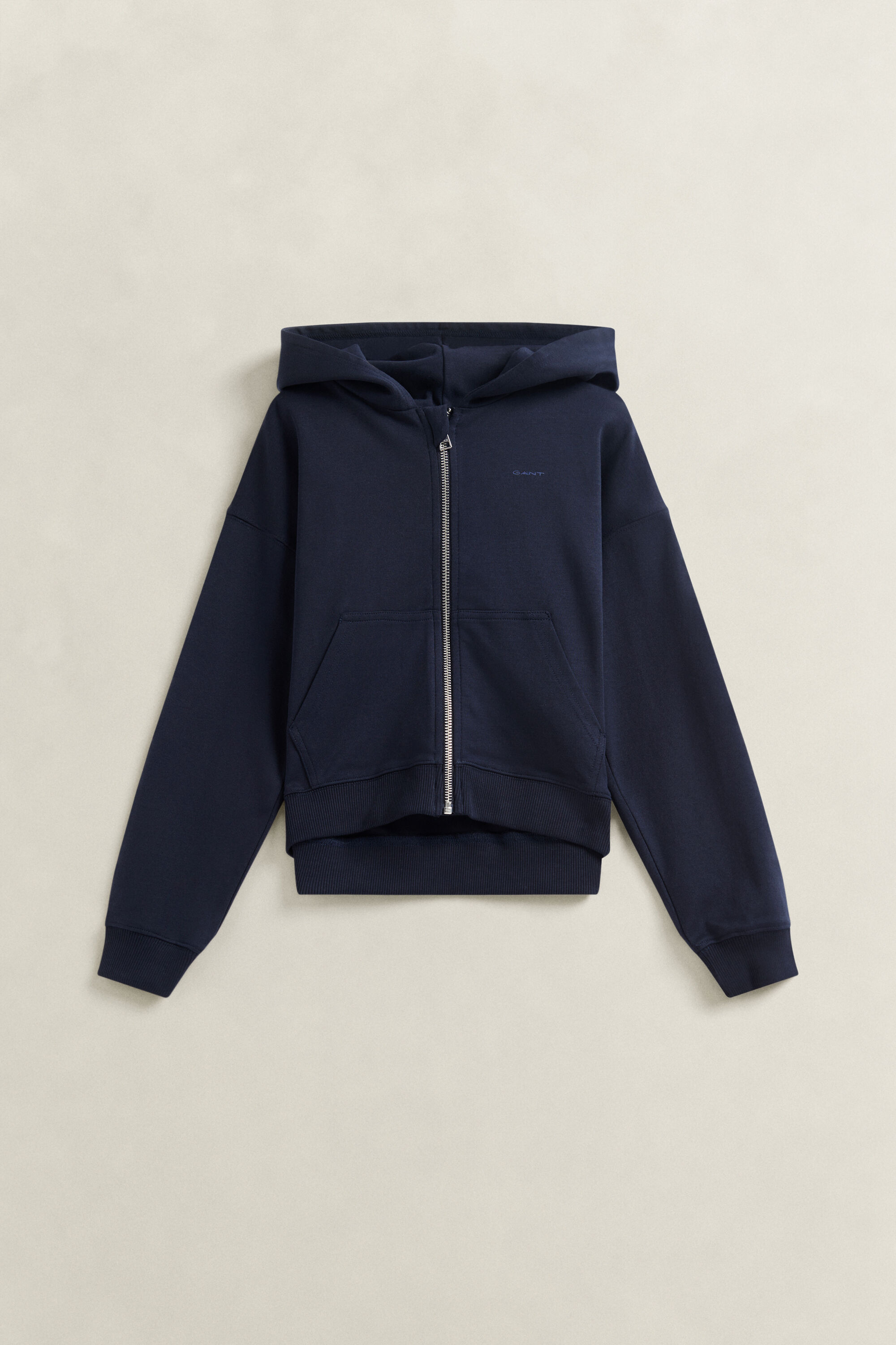 Sudadera corta con cremallera y capucha Teen Girls