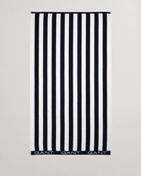 Toalla de playa de rayas en bloque