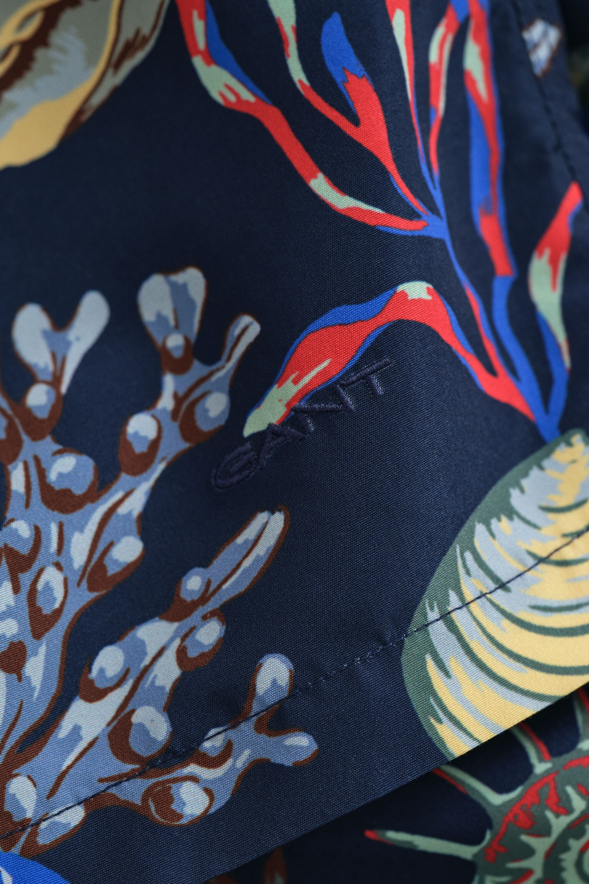 Bañador con estampado de algas marinas