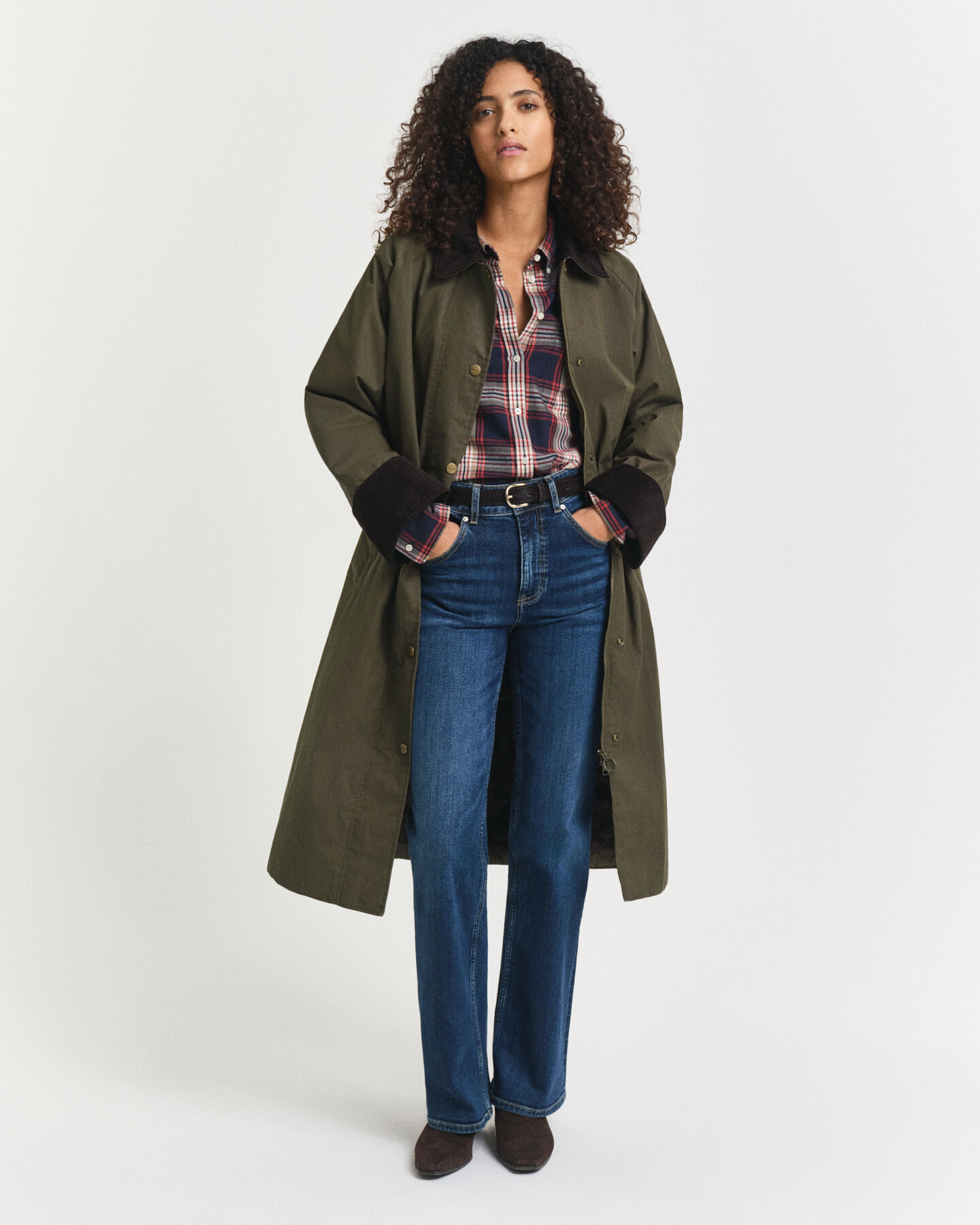 Gabán de algodón encerado