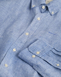 Camisa Slim Fit de lino Houndstooth