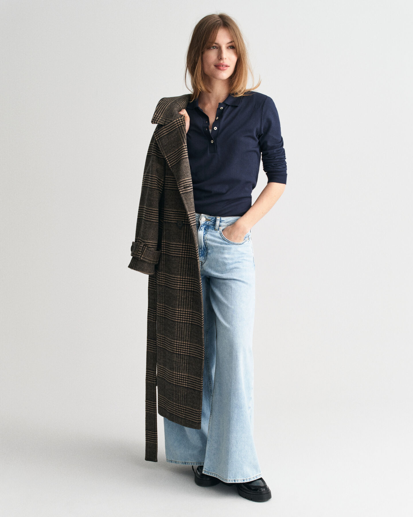 Polo de manga larga sin costuras