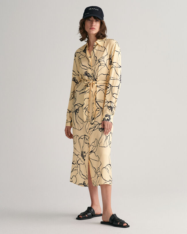 Vestido camisero Line Drawing