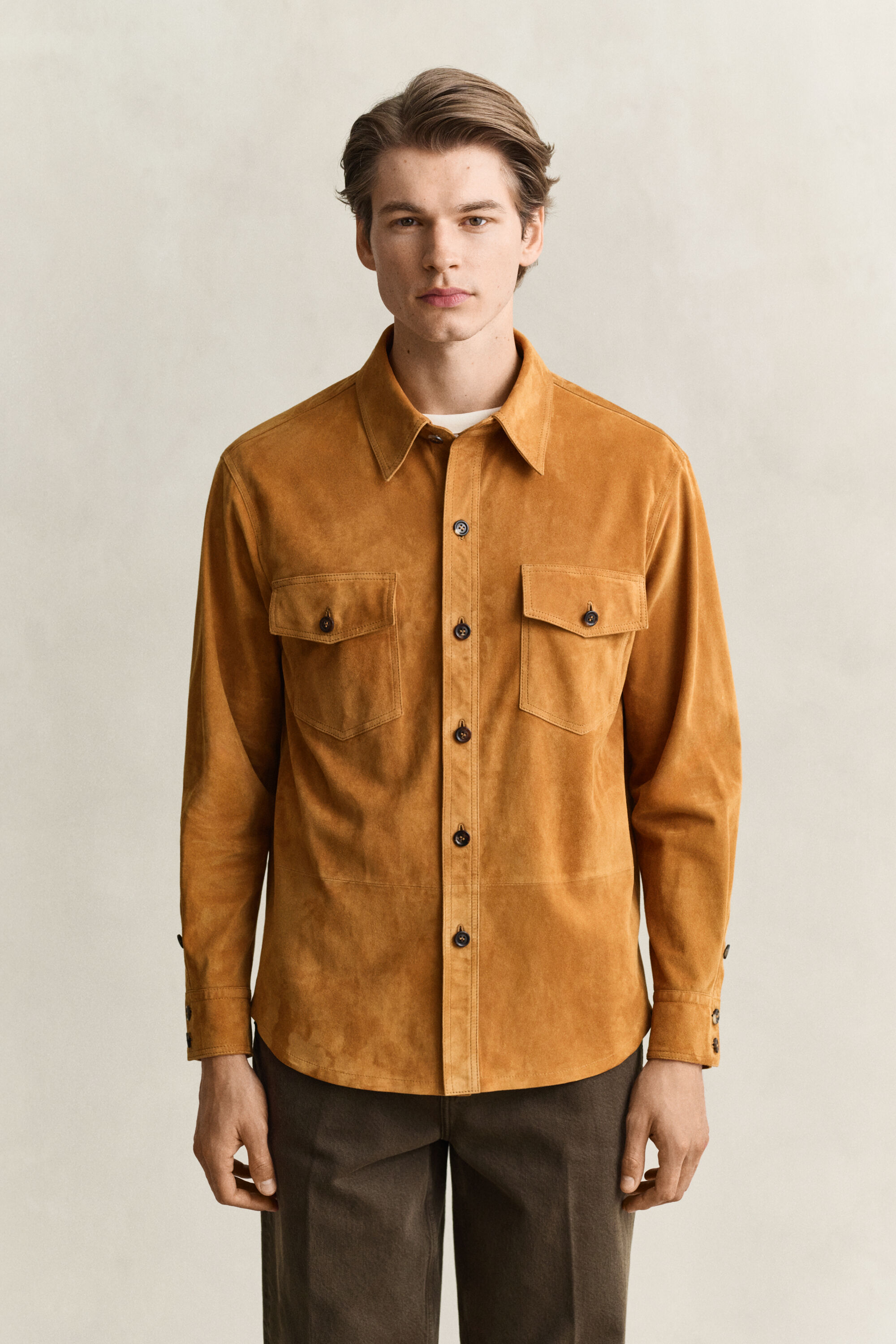 Sobrecamisa de ante