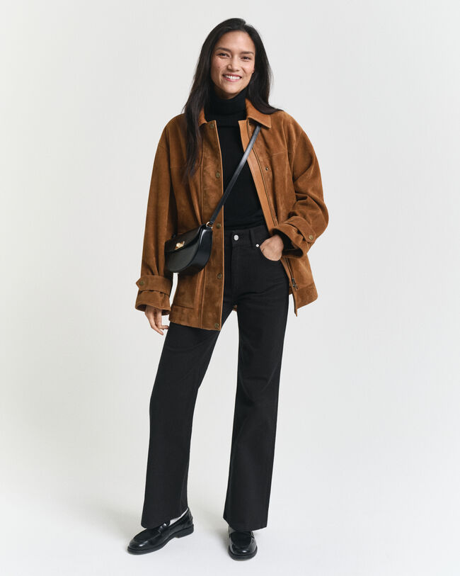 Vaqueros Slim Fit negros acampanados