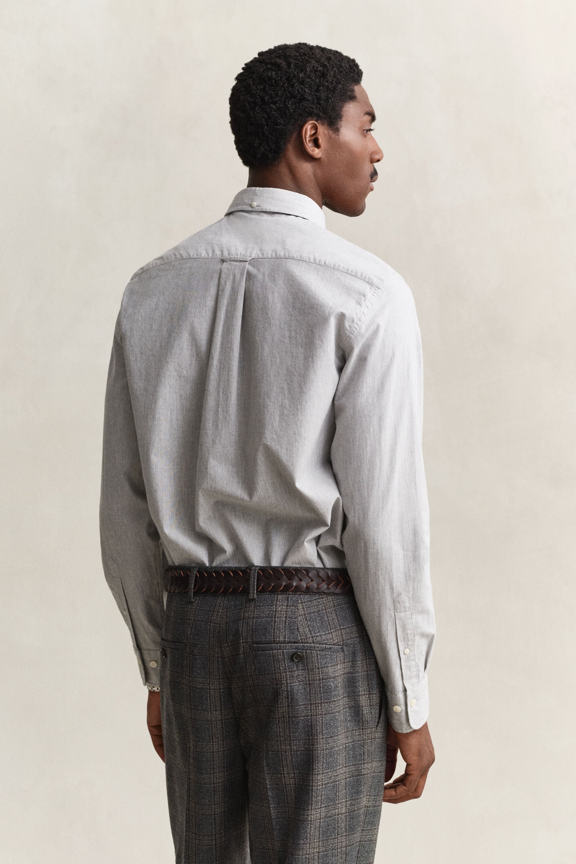 Camisa de popelina jaspeada Archive