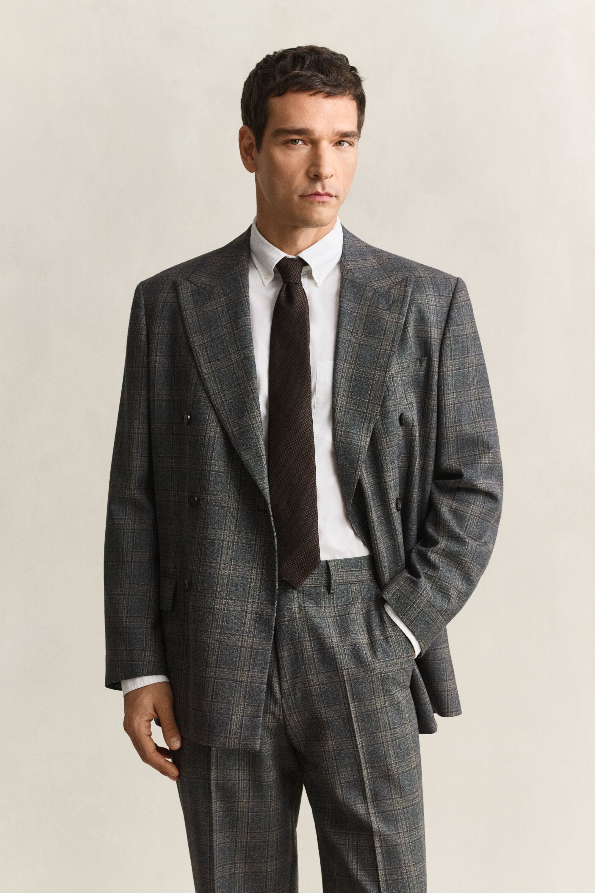 Americana de traje Glen Check