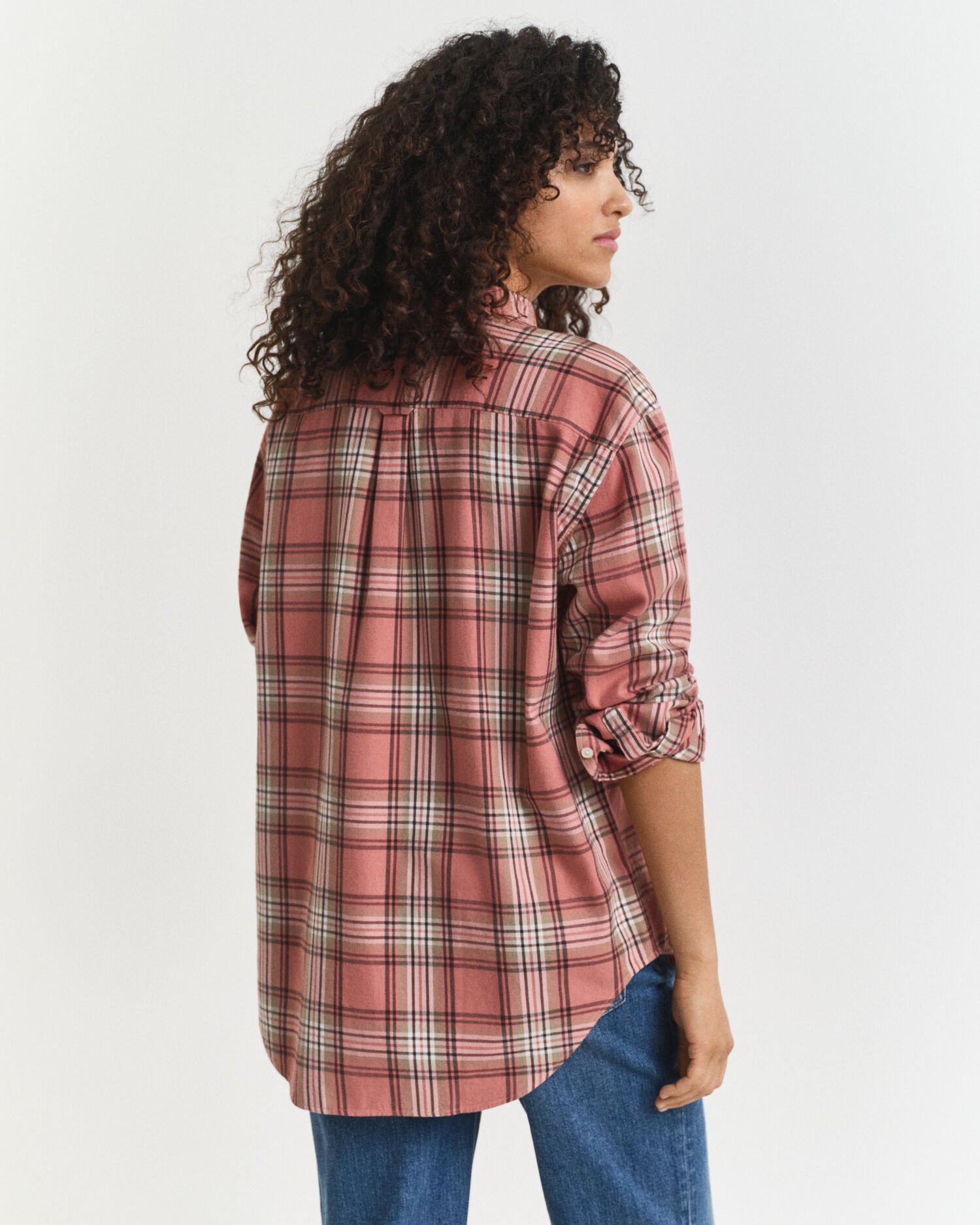 Camisa Relaxed Fit de franela a cuadros