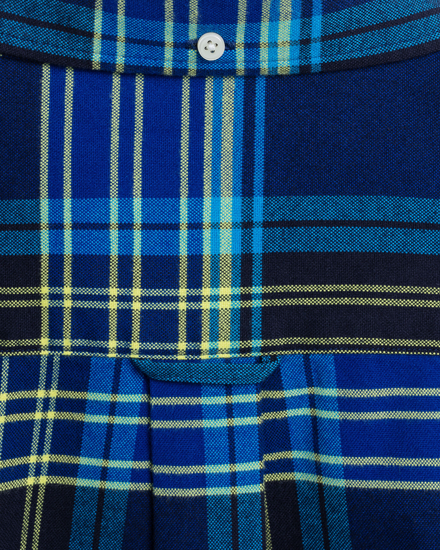 Camisa Oxford Regular Fit cepillada con cuadros escoceses en colores vivos