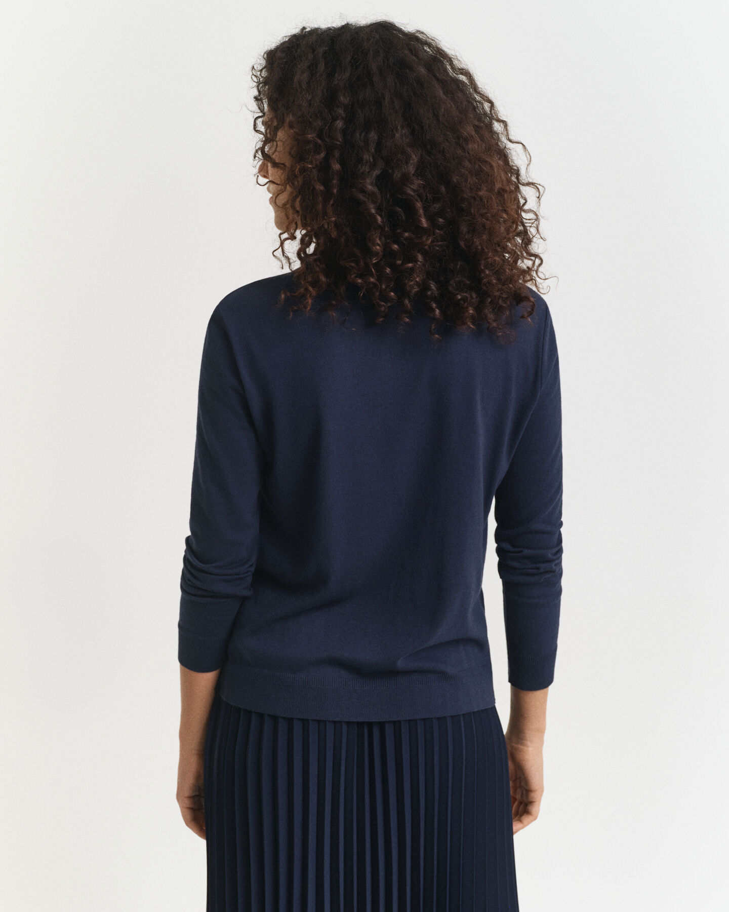 Polo de manga larga abotonado y sin costuras