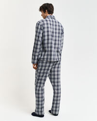 Caja de regalo con pijama de franela de camisa y pantalones