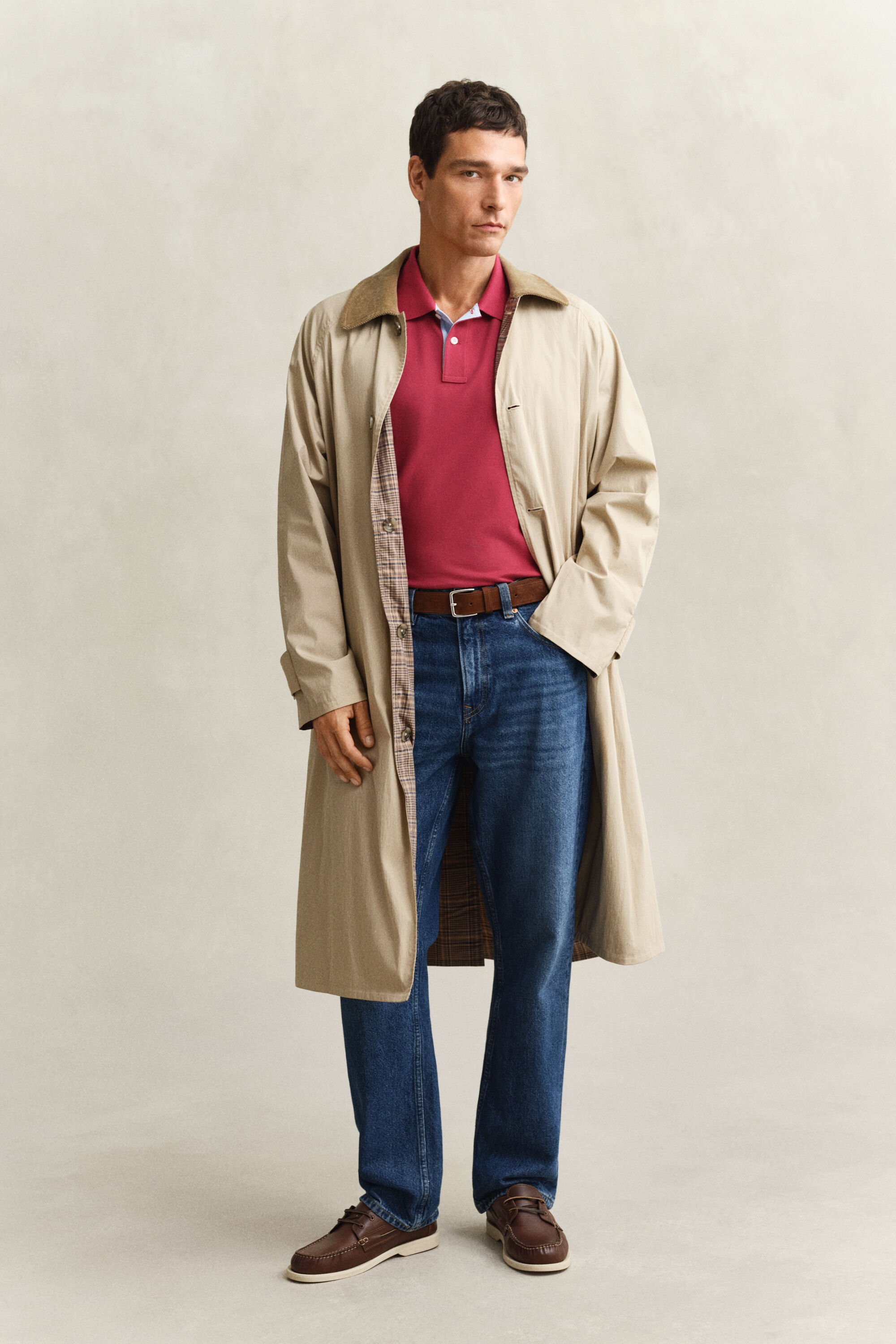 Polo de piqué en contraste