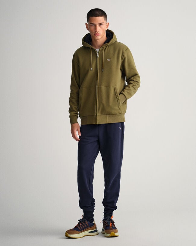 Sudadera de tejido polar sherpa con capucha y cremallera