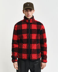 Chaqueta polar a cuadros