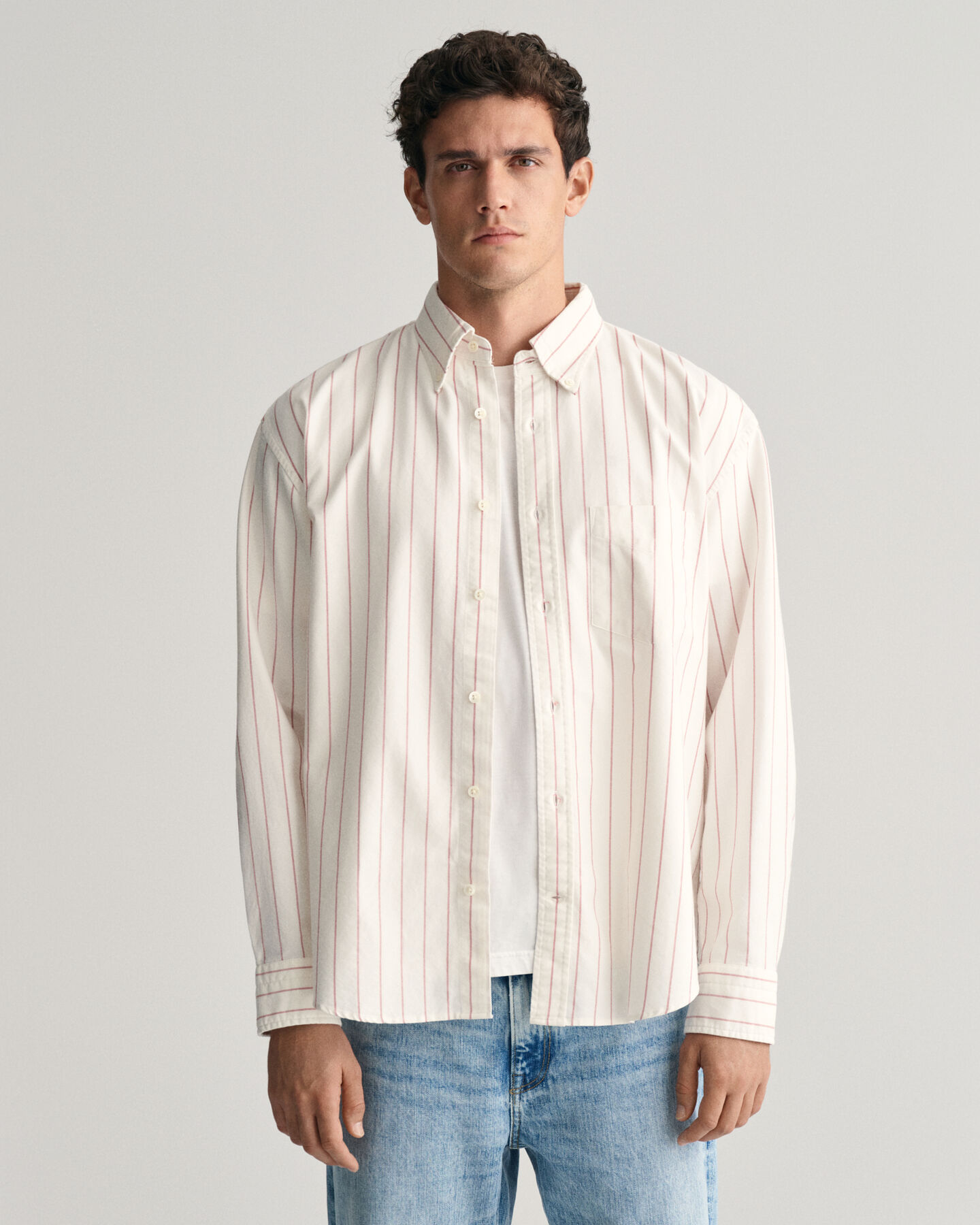 Camisa Oxford Relaxed Fit Heritage a rayas