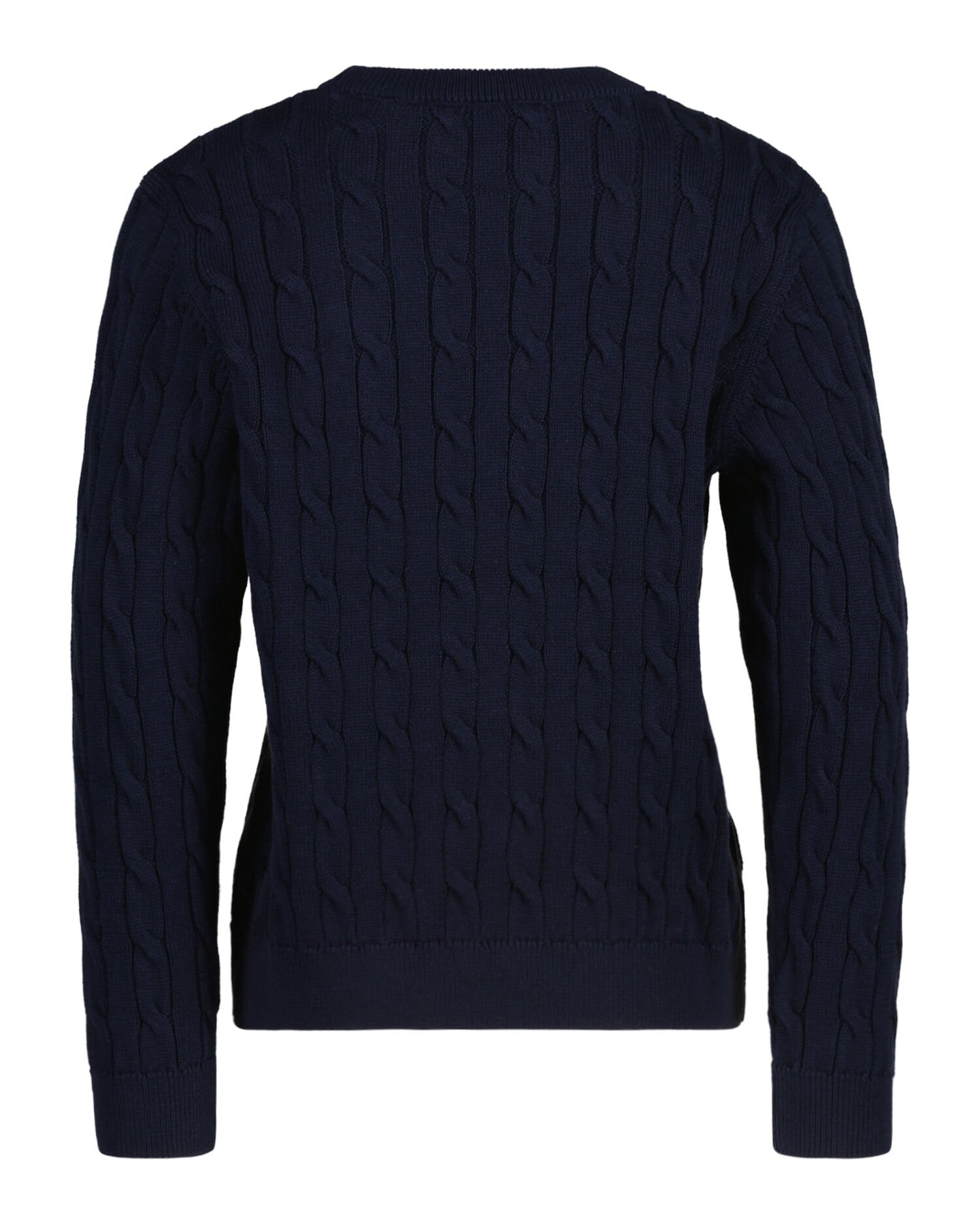 Jersey de cuello redondo y punto de ochos en algodón Shield Kids