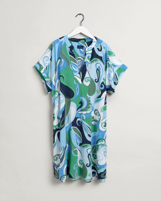 Túnica con estampado de cachemir