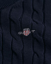 Jersey de cuello redondo y punto de ochos en algodón Shield Kids