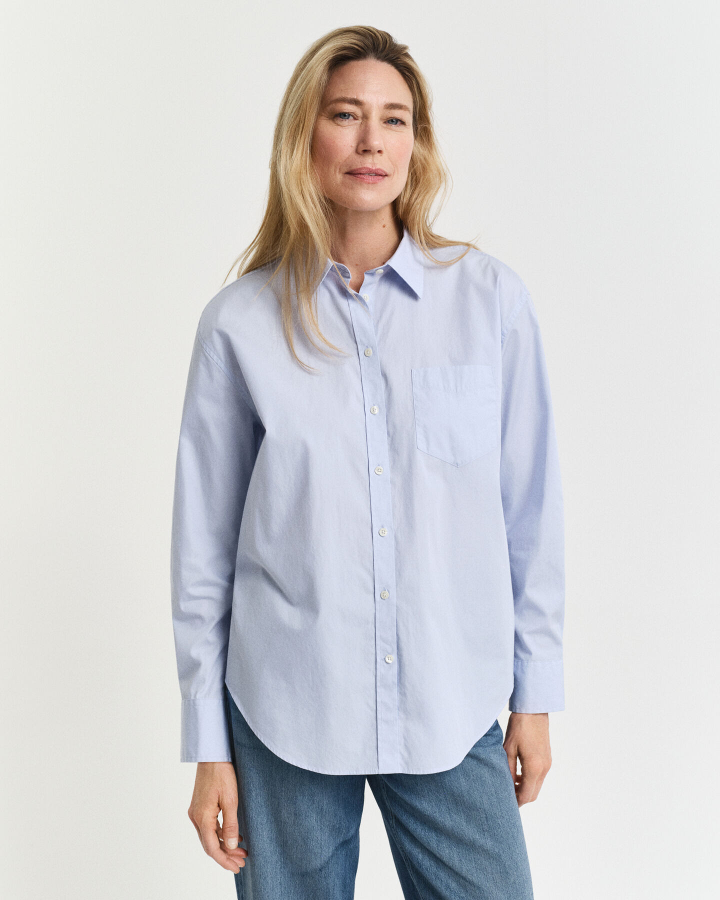 Camisa de popelina clásica Relaxed Fit