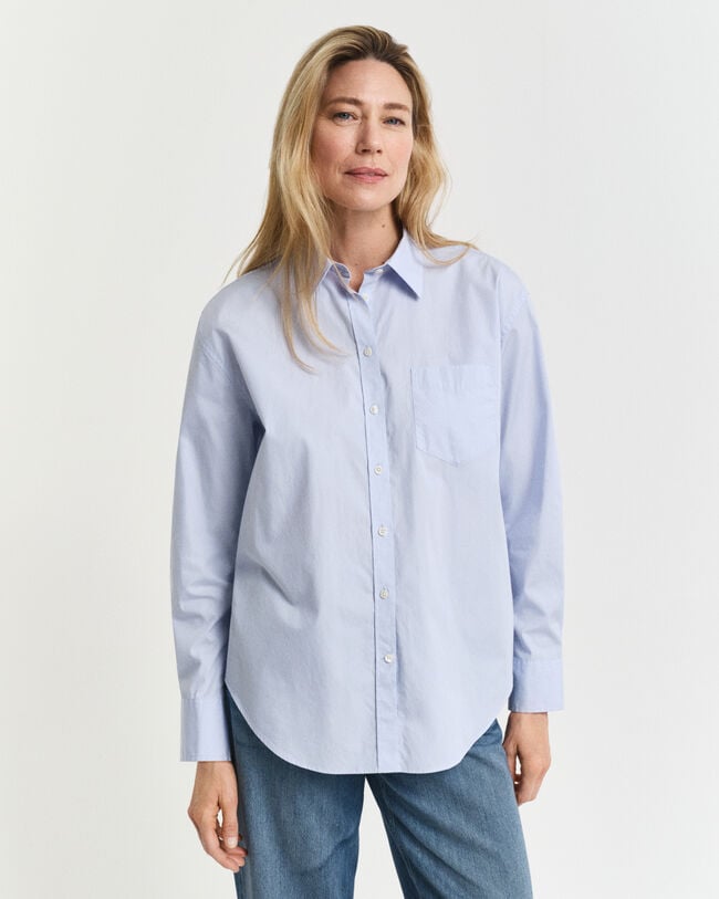 Camisa de popelina clásica Relaxed Fit