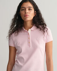 Polo de piqu&eacute; con cuello en contraste