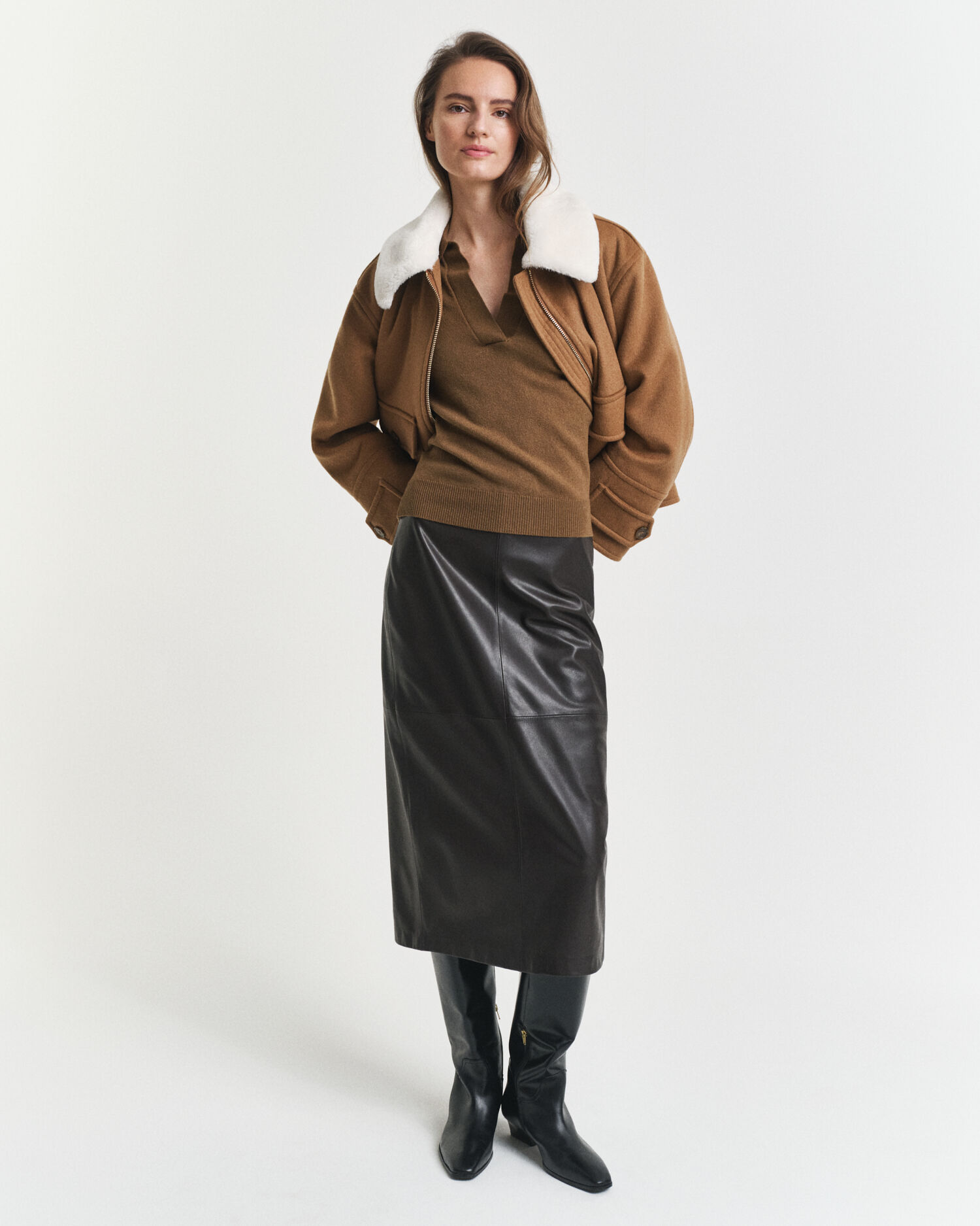 Rugger de lana de oveja muy fina