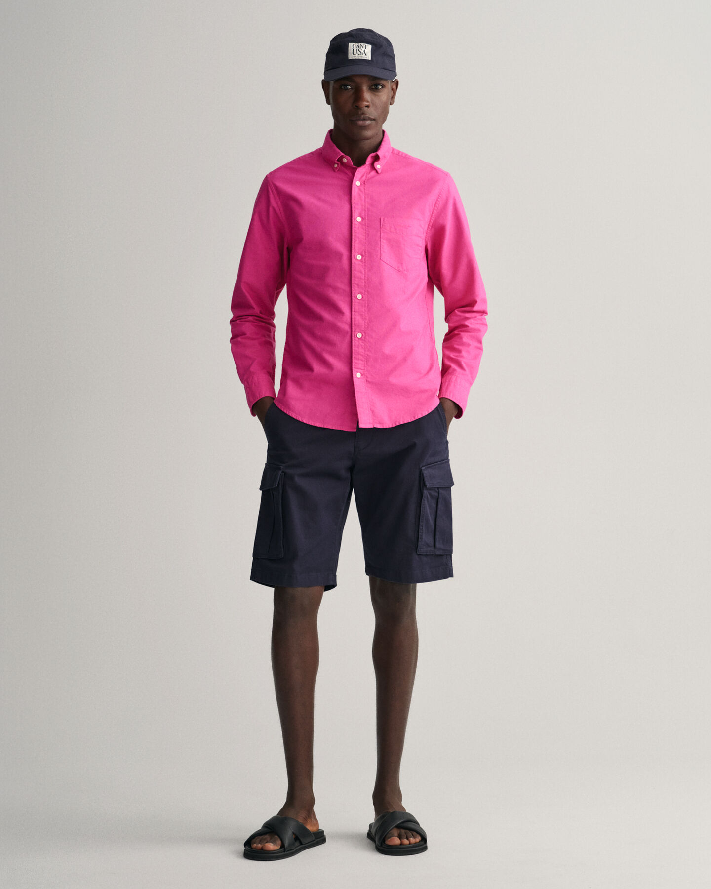 Camisa Oxford Regular Fit Sunfaded