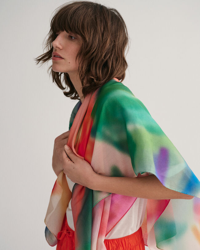 Pareo de seda y algodón