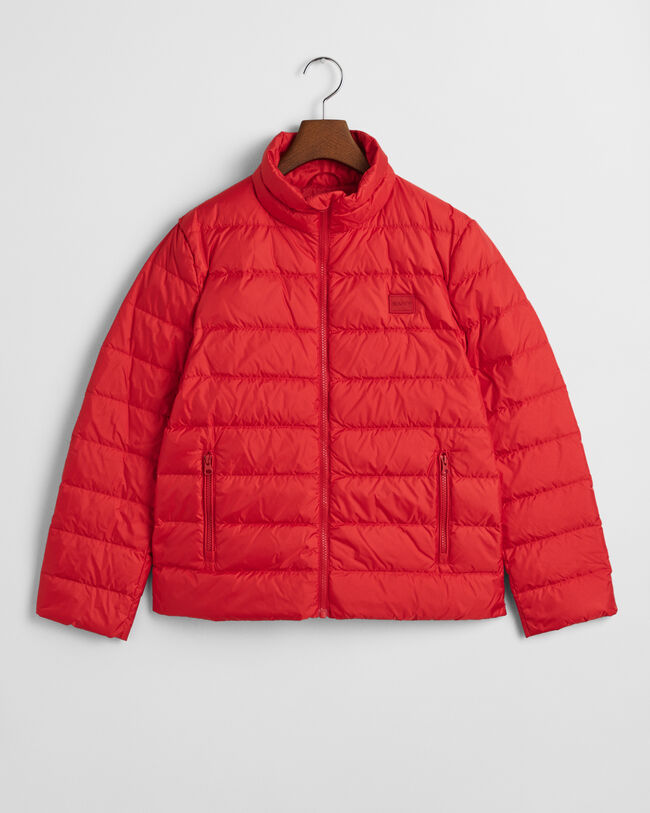 Chaqueta de plumón ligero con logotipo