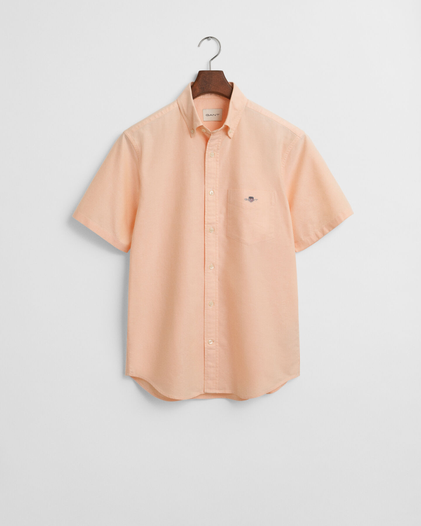 Camisa Oxford Regular Fit cl&aacute;sica de manga corta