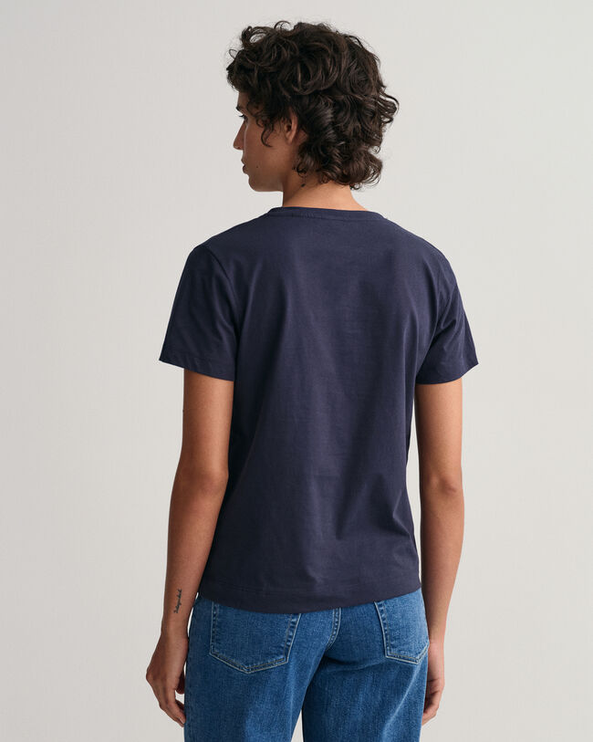 Camiseta cuello de pico - GANT