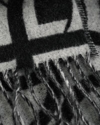 Bufanda de lana con estampado de G